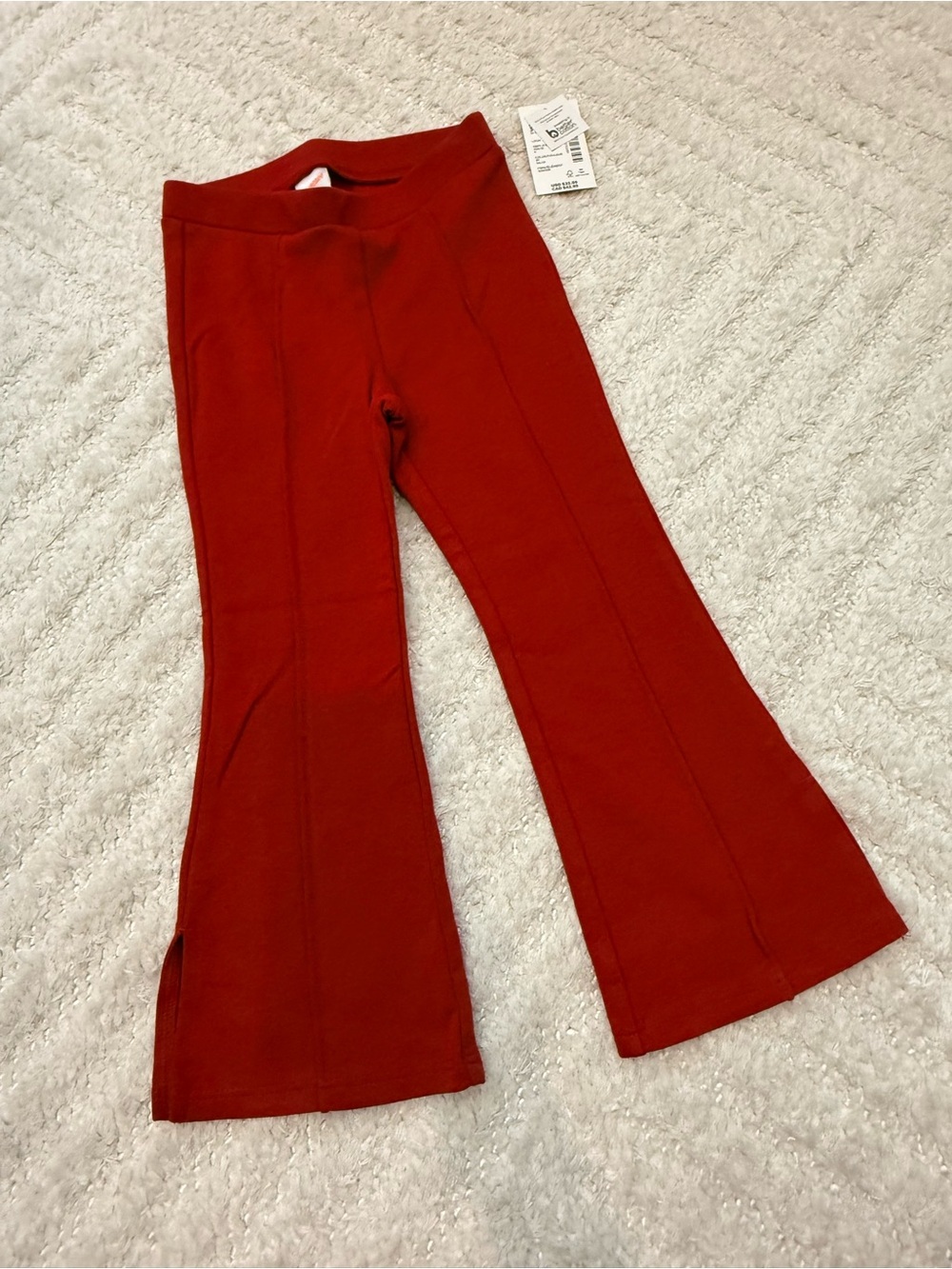 NWT - Gymboree Girls Red Flare Stretchy Pants Leggings - Size 3T